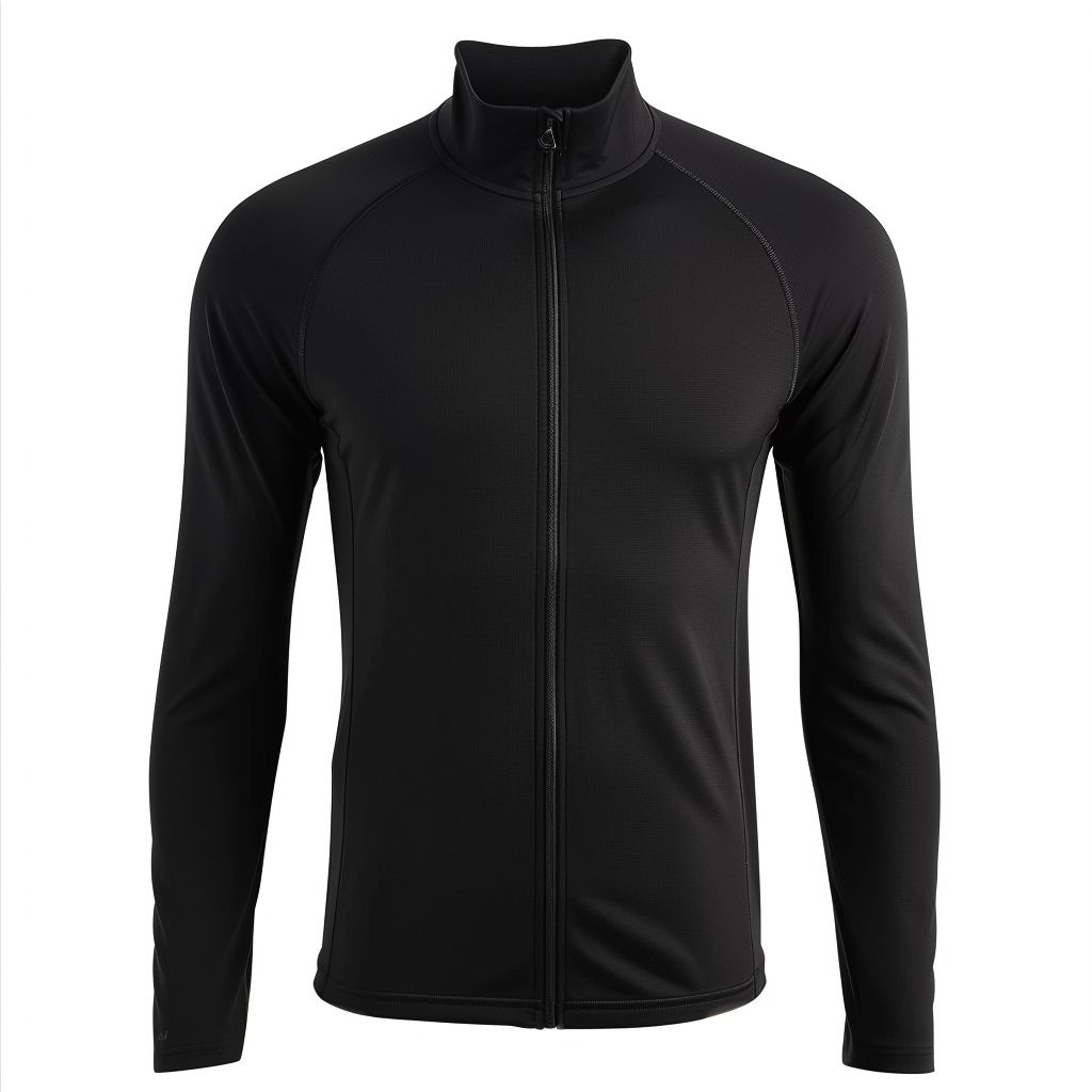 Performance Full Zip Funnel Neck Top