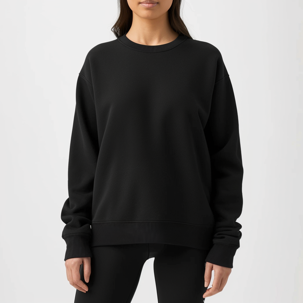 Carbon Oversized Crewneck Pullover